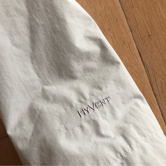 The North Face Gray HyVent Waterproof Full Zip Removeable Hood Jacket Men's L - Picture 8 of 13